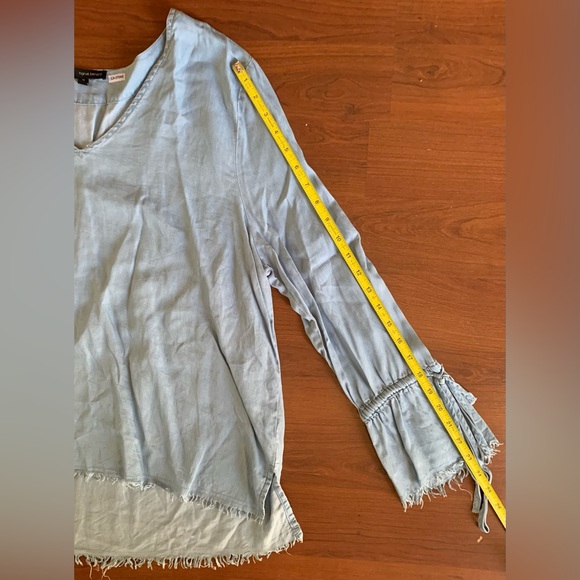 HARVE BENARD Women’s Long Sleeve Shirt Blue Size X-Large - Picture 6 of 6